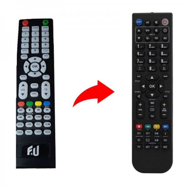 F&U Τηλεχειριστήριο αντικατάστασης FL24112 F&U Τηλεχειριστήριο αντικατάστασης FL24112