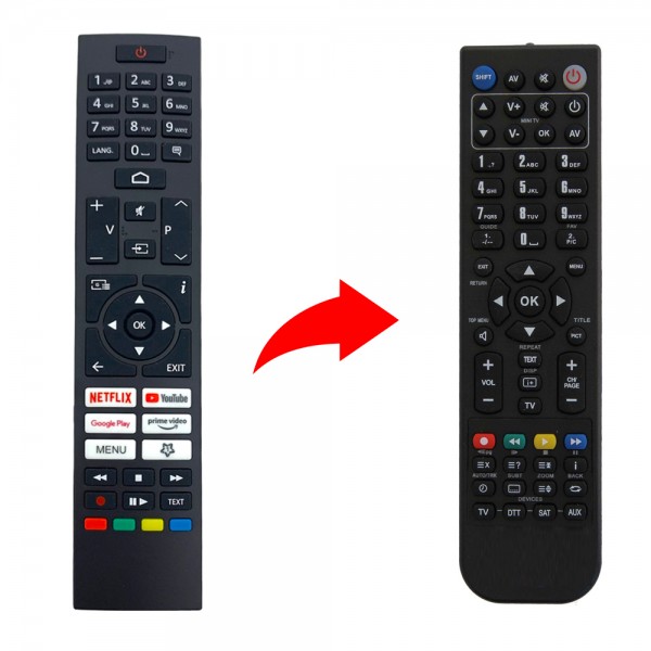 Toshiba Τηλεχειριστήριο αντικατάστασης για 32LA2063DG