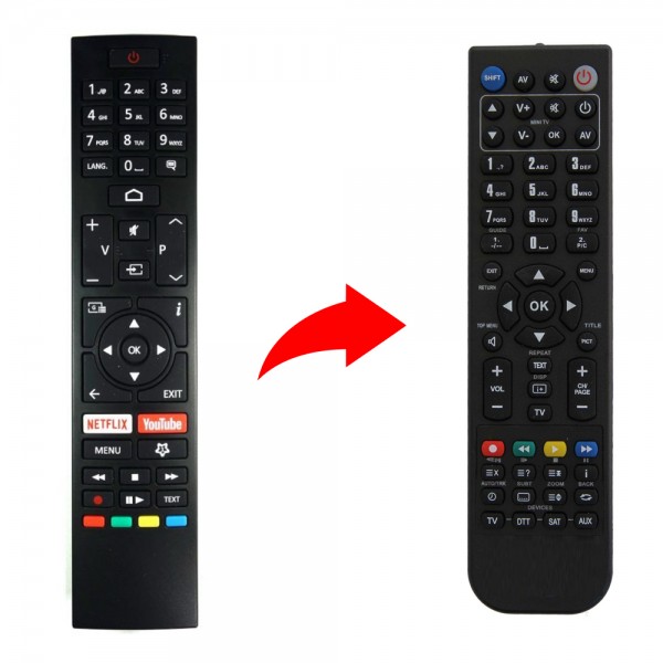 Turbo-X Τηλεχειριστήριο αντικατάστασης SM43