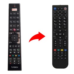 Turbo-X Τηλεχειριστήριο αντικατάστασης TXV5050