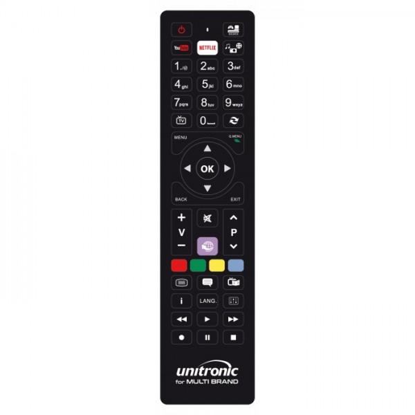 Unitronic 1708 - Τηλεχειριστήριο Αντικατάστασης Για Multibrand