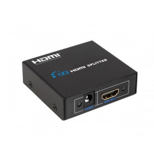 HDMI Splitter 1x2 από μια πηγή HDMI προς 2 οθόνες HDMI Splitter 1x2