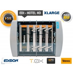 EDI-HOTEL HD XLARGE Πακέτο με 21 δορυφορικά FullHD και 7 ραδιοφωνικά κανάλια