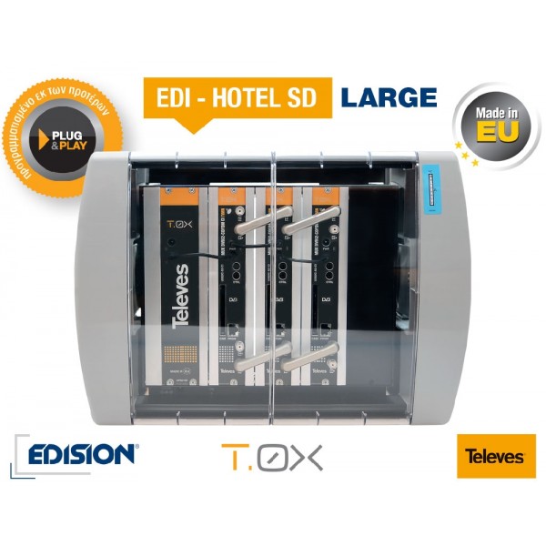 EDI-HOTEL SD LARGE Πακέτο με 31 δορυφορικά κανάλια