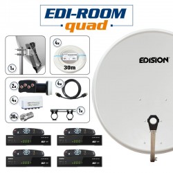 EDISION EDI-ROOM quad 350 Ελεύθερα Δορυφορικά Τηλεοπτικά κανάλια