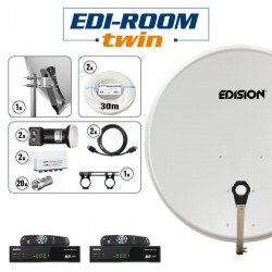 EDISION EDI-ROOM twin  350 Ελεύθερα Δορυφορικά Τηλεοπτικά κανάλια