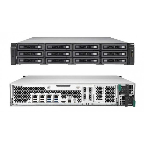 QNAP TVS EC1280U SAS RP 8GE R2 Nas Media Player Δικτυακός file server