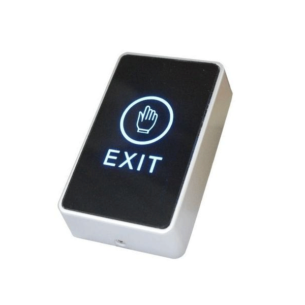 Πλαστικό μπουτόν εξόδου επίτοιχο, Φωτιζόμενο, Touch .