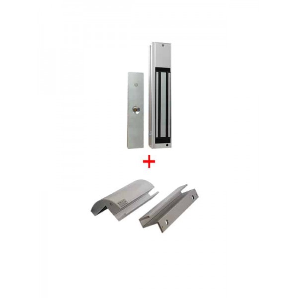 EL280-5T+280UZL Ηλεκτρομαγνητική κλειδαριά 280Kg για γυάλινη πόρτα