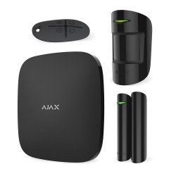 Ajax StarterKit Hub Ασύρματος Συναγερμός IP, GSM Μαύρο