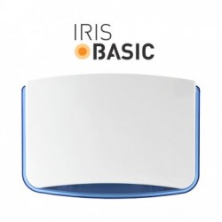 IRIS BASIC/B PRO Αυτόνομη, σειρήνα με LED Flash μπλε χρώματος