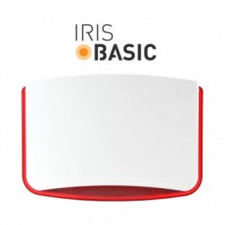 IRIS BASIC/R PRO Αυτόνομη, σειρήνα με LED Flash κόκκινου χρώματος