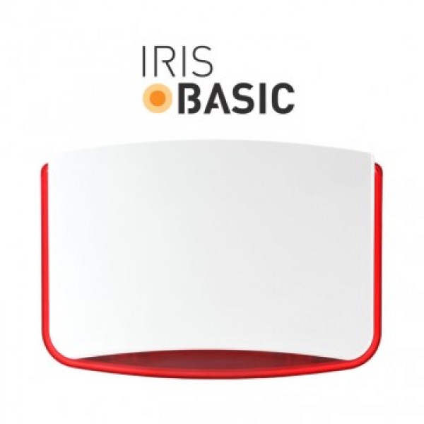 IRIS BASIC/R PRO Αυτόνομη, σειρήνα με LED Flash κόκκινου χρώματος
