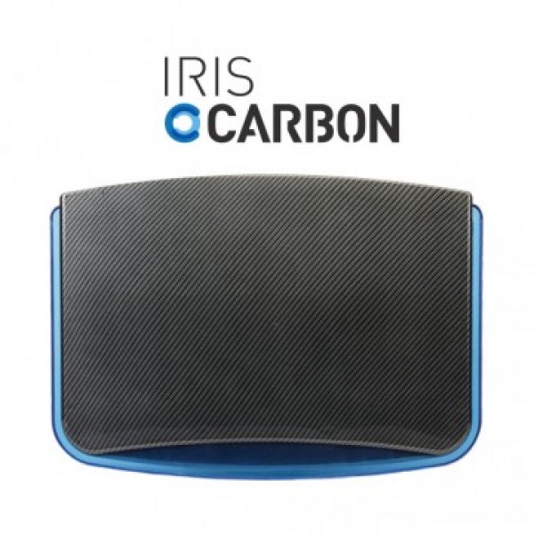 IRIS PLUS/CARBON PRO Αυτόνομη, Carbon σειρήνα με LED Flash μπλε χρώματος