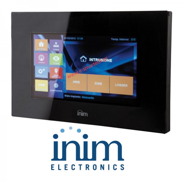 Inim ALIEN-G/N Multimedia πληκτρολόγιο με οθόνη αφής 7'' Μαύρο Inim ALIEN-G/N Multimedia πληκτρολόγιο με οθόνη αφής 7'' Μαύρο