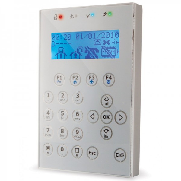 INIM CONCEPT/G-B Πληκτρολόγιο αφής με φωτιζόμενη LCD