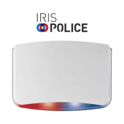 IRIS POLICE PRO Αυτόνομη, σειρήνα με LED Flash