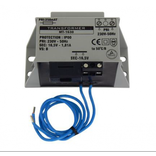 SM-1645 Μετασχηματιστής 16.6V/2.7A (45W) για πίνακες συναγερμού