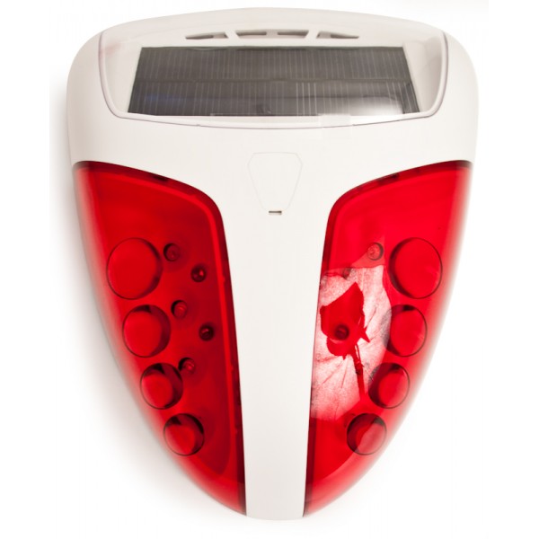 SECURE1 Ασύρματη Εξωτερική σειρήνα ηλιακή