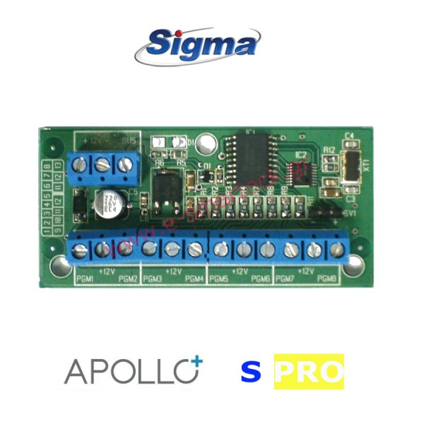 Sigma PGM-08S Επέκταση 8 προγραμματιζόμενων εξόδων