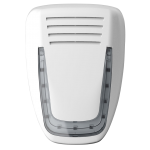 Venitem Mose LW Εξωτερική σειρήνα λευκή ματ, με μπλε LED φλας Grade 3