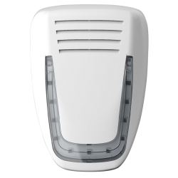 Venitem Mose LW Εξωτερική σειρήνα λευκή ματ, με μπλε LED φλας Grade 3