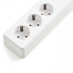 NEDIS WIFIP310FWT WiFi έξυπνο πολύπριζο 3 θέσεων και 4 θυρών USB