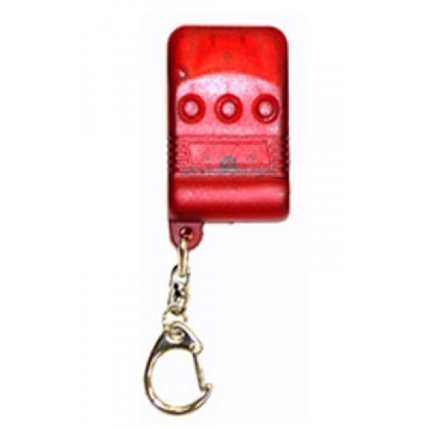 SM50P Κόκκινο ρυθμιζόμενο 268-304 MHz Τηλεχειριστήριο 3 πλήκτρων