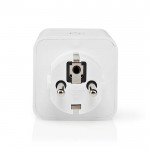 NEDIS WIFIP121FWT Wi-Fi Smart Plug, 16Α, με μετρητή κατανάλωσης ενέργειας. 
