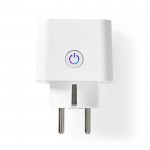 NEDIS WIFIP121FWT Wi-Fi Smart Plug, 16Α, με μετρητή κατανάλωσης ενέργειας. 