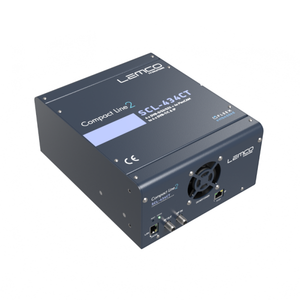 LEMCO SCL-434CT 4 × DVB-S/S2/S2X + 4 × FlexCAM to 4 × DVB-T/C & IP