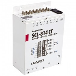 LEMCO SCL-814CT Headends 8 x DVB-S/S2/T/T2/C to 4 X DVB-T/C & IP (FTA)