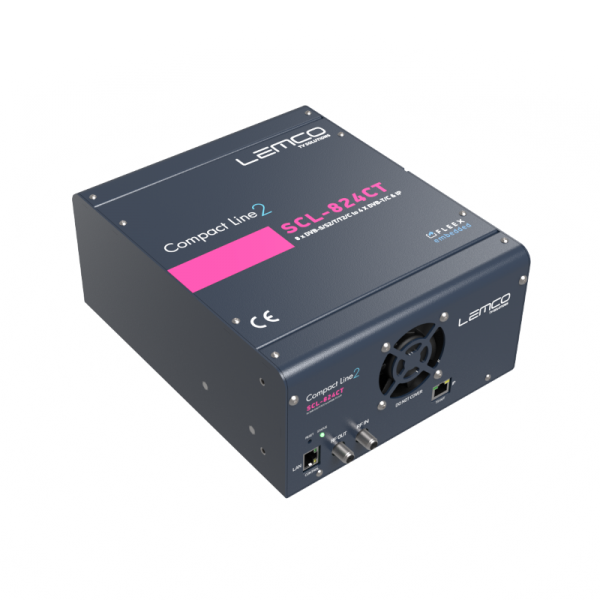 LEMCO SCL-824CT 8 × DVB-S/S2/T/T2/C to 4 × DVB-T/C & IP (FTA)