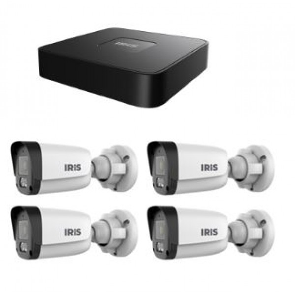 Σετ καταγραφικό NVR IP POE με 4 κάμερες εξωτερικού χώρου