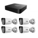 Κιτ καταγραφικό NVR IP POE με 4 κάμερες εξωτερικού χώρου 2Mp