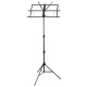 BS01 MUSIC STAND Πτυσόμενο αναλόγιο με θήκη ύψος 720-1420mm