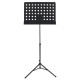 BS20 MUSIC STAND Οικονομικό μεταλλικό αναλόγιο με διάτρητη πλάτη 