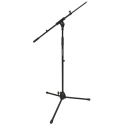 DD011B MIC STAND Γερανός μικροφώνου δαπέδου με τηλεσκοπικό βραχίονα ύψος 1100-1820mm