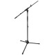 DD011B MIC STAND Γερανός μικροφώνου δαπέδου με τηλεσκοπικό βραχίονα ύψος 1100-1820mm