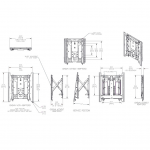 Vogel's PFW 6880 Video wall pop-out wall mount