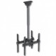 Techly ICA-CPLB 944D - Διπλή Τηλεσκοπική Βάση στήριξης οροφής tv-μόνιτορ 32-55''