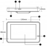 KDB308 Ασύρματο ματάκι πόρτας Wifi στο κινητό  KDB308 Ασύρματο ματάκι πόρτας Wifi στο κινητό