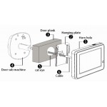 KDB308 Ασύρματο ματάκι πόρτας Wifi στο κινητό  KDB308 Ασύρματο ματάκι πόρτας Wifi στο κινητό