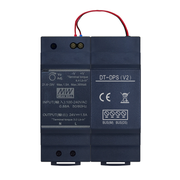 PC7 2Easy Τροφοδοτικό 24VDC/1.5A με μίκτη DPS (έως 5 monitor)