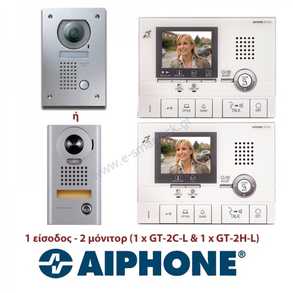 Aiphone μονοκατοικίας 1x JK DV JK DVF μόνιτορ GT 2C L 1 x GT 2H L