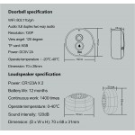 Coolcam iDoorbell Ασύρματο WiFi κουδούνι πόρτας