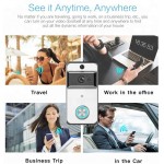 SM-ML5 IP53 waterproof ασύρματη θυροτηλεόραση με μπαταρίες HD Wi-Fi, κάμερα, ομιλία, καταγραφή, App για smartphone