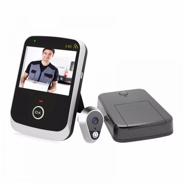 Ματάκι πόρτας με κάμερα Digital Door Eye Peephole Wireless Video Doorbell Wide Angle Lens Viewer