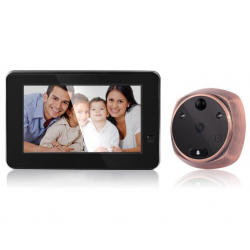 KDB308 Ασύρματο ματάκι πόρτας Wifi στο κινητό με καταγραφή