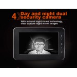 SM-KR06A Ματάκι πόρτας με κάμερα, οθόνη 4,3'' και εγγραφή + ΔΩΡΟ 8GB κάρτα μνήμης